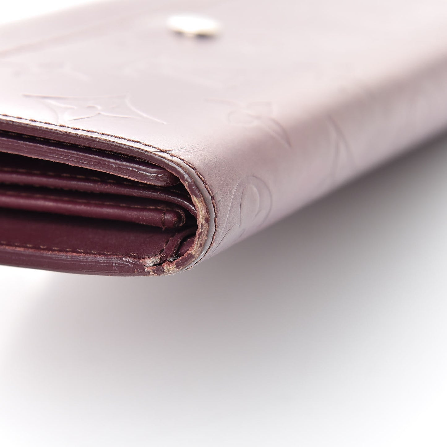 Mat Monogram Porte Tresor International Wallet Violet