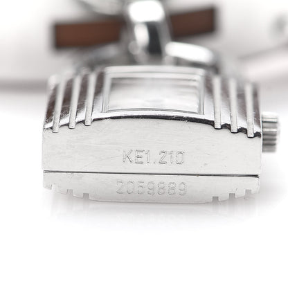 Hermes Stainless Steel Barenia 20mm Kelly Cadena Double Tour Quartz Watch Fauve 6 of 6