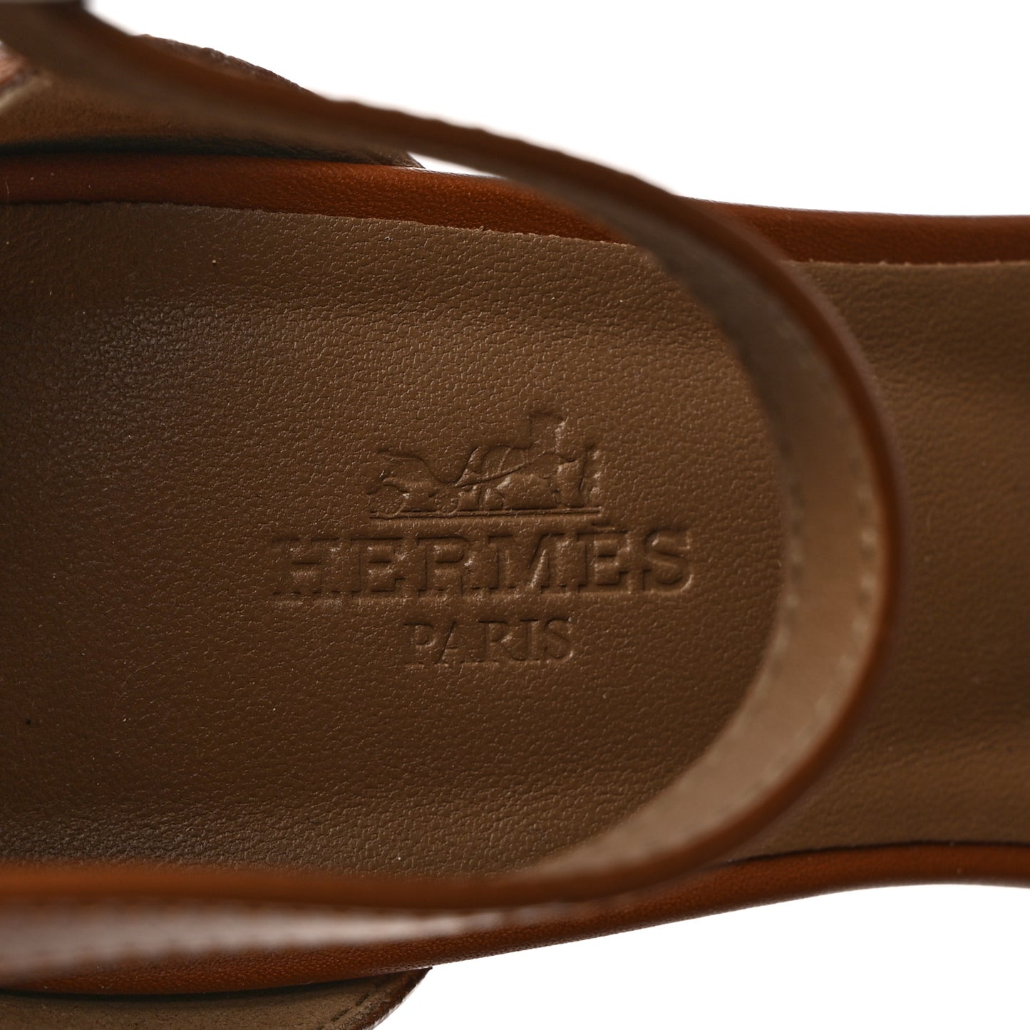 Calfskin Legend Wedge Sandals 38 Gold