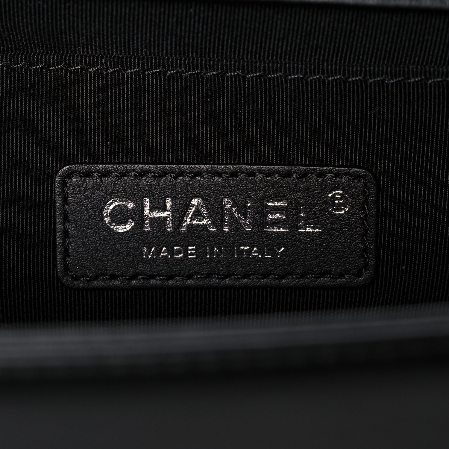 Chanel Calfskin Pearl Tweed Medium Boy Flap Black 6 of 12