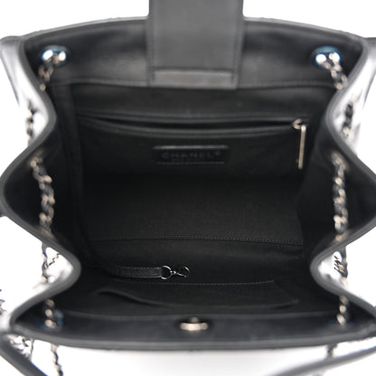 Chanel Caviar Quilted Medium CC Bucket Bag Black 5 of 10