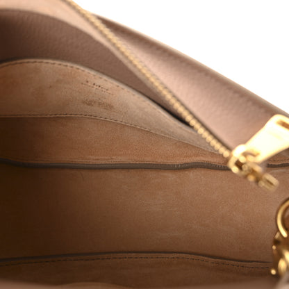 Chloe Shiny Grained Calfskin Small Marcie Clutch Anemone Pink 5 of 9