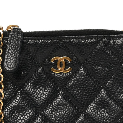 Chanel Caviar Quilted Key Holder Case Black 8 of 9