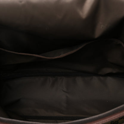 Gucci Monogram Natural Pigskin Large Diaper Bag Beige Ebony Cocoa Dark Chocolate 5 of 10