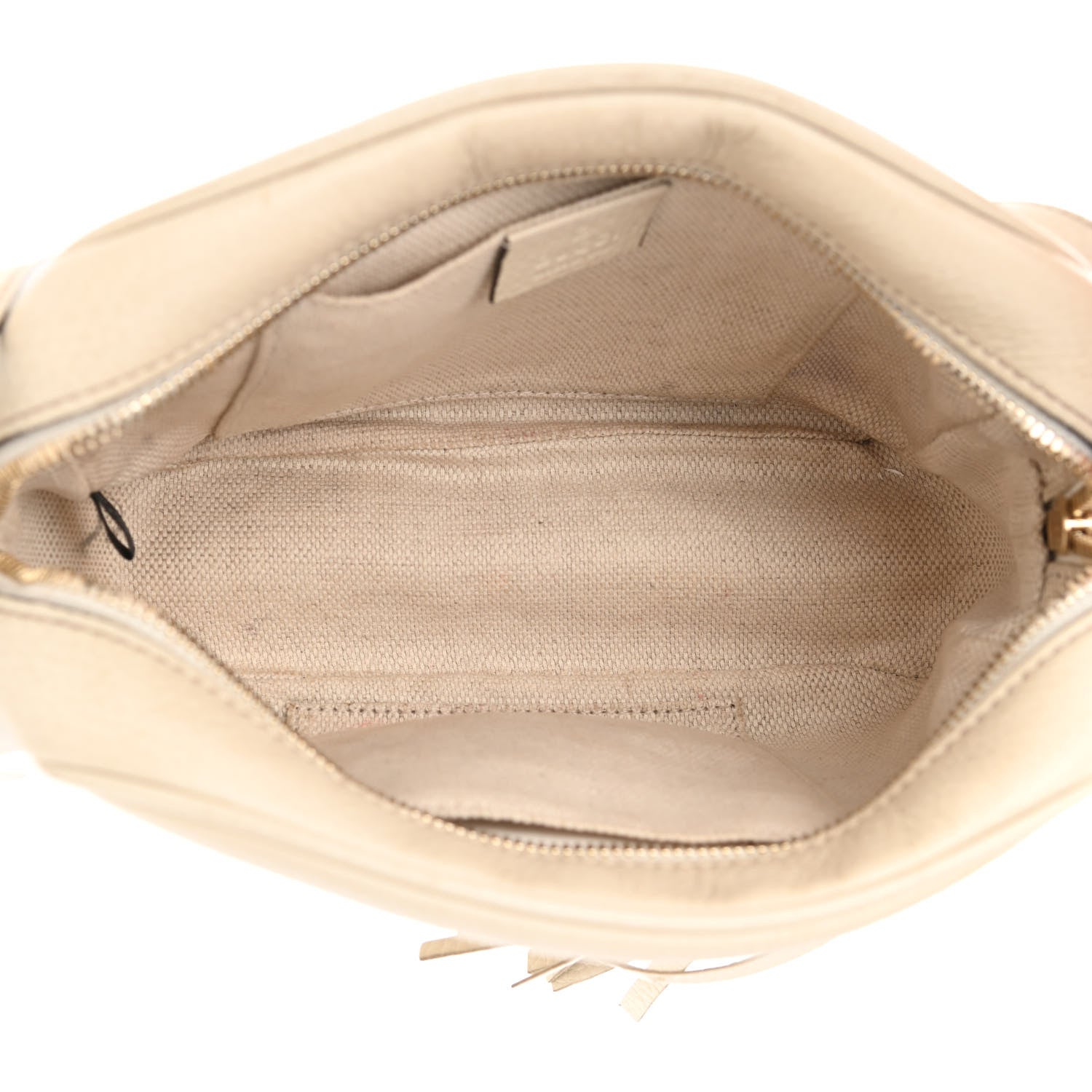 Gucci Pebbled Calfskin Small Soho Disco Bag Off White 5 of 17