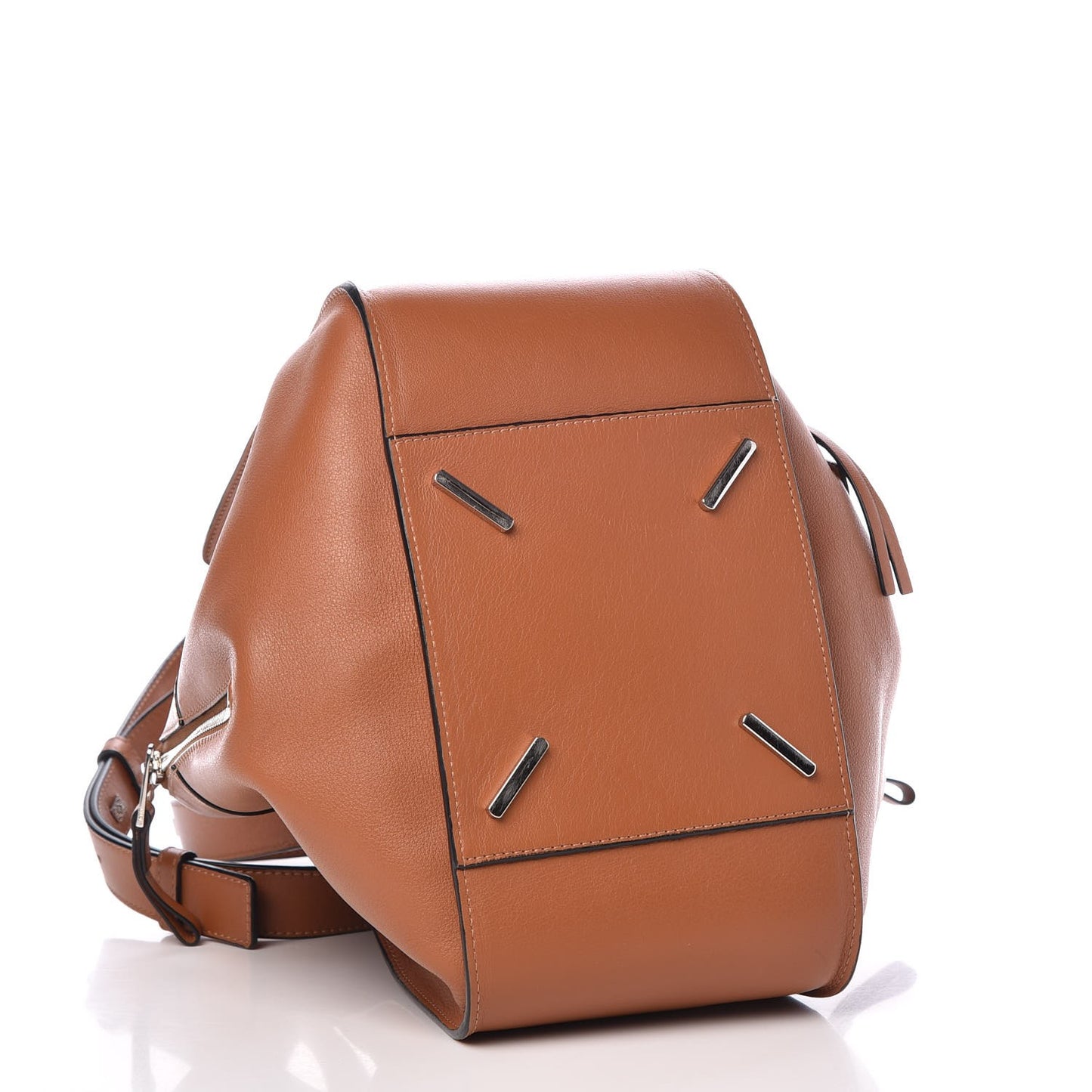 Calfskin Small Hammock Shoulder Bag Tan