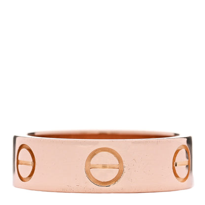 Cartier 18K Pink Gold 5.5mm LOVE Ring 50 5.5 1 of 4