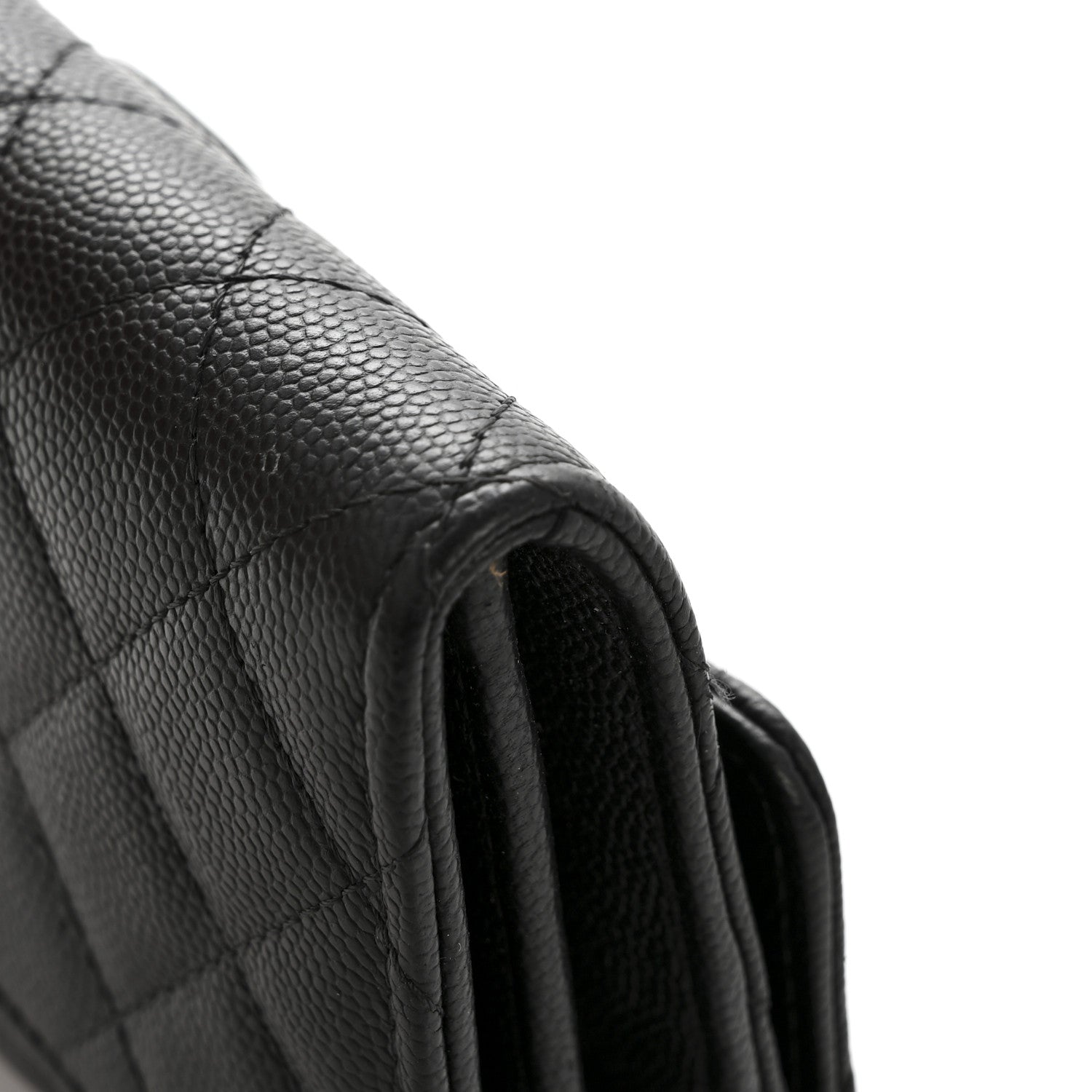 Chanel Caviar Quilted Medium Flap Wallet Black 11 of 12