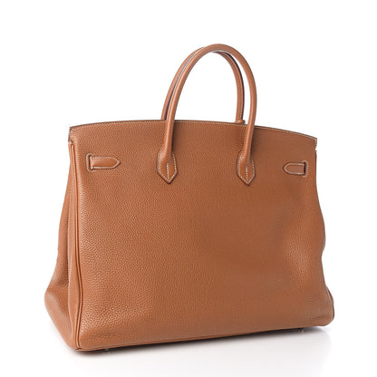 Hermes Togo Birkin 40 Gold 2 of 32