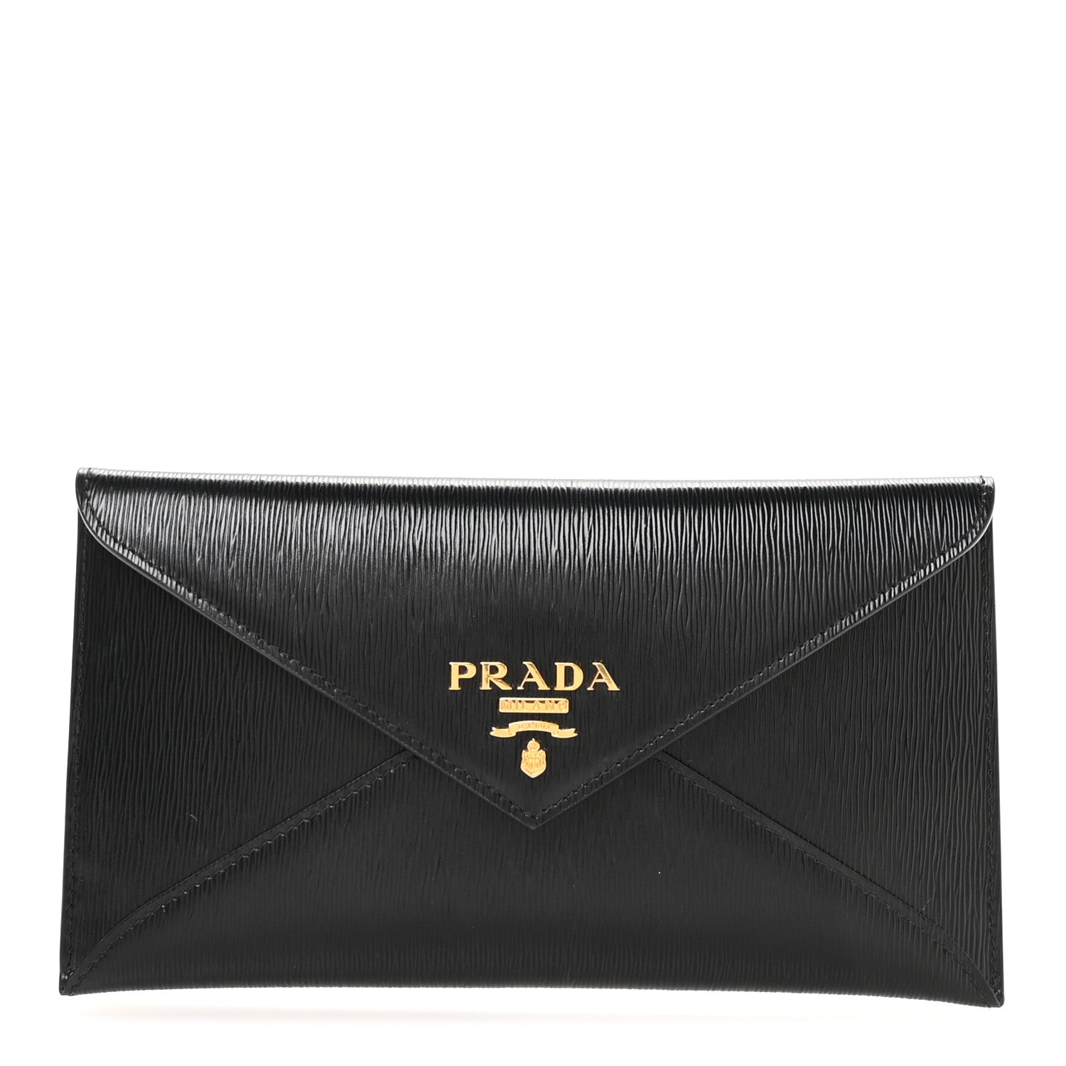Prada Vitello Move Envelope Wallet Black 1 of 9