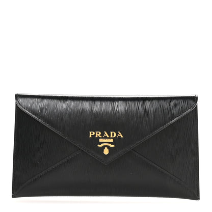 Prada Vitello Move Envelope Wallet Black 1 of 9