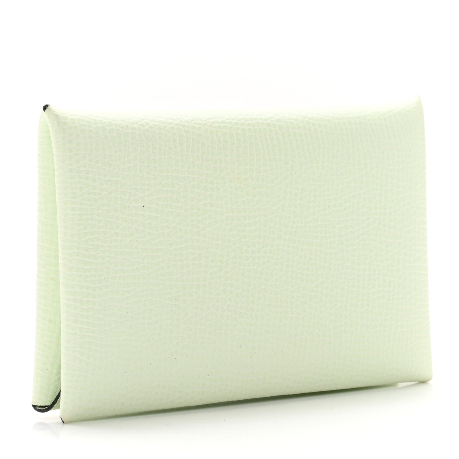 Hermes Epsom Calvi Card Case Vert Fizz 3 of 6