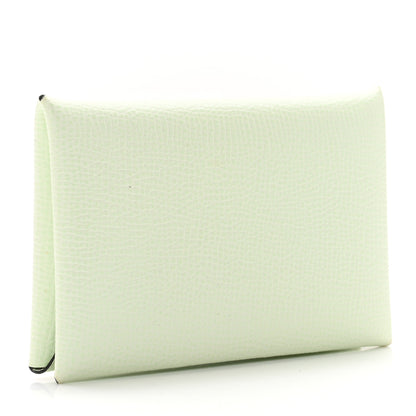Hermes Epsom Calvi Card Case Vert Fizz 3 of 6