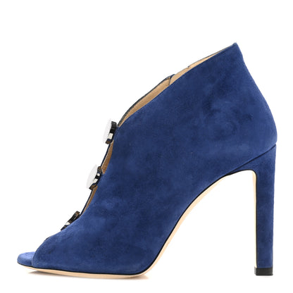 Jimmy Choo Suede Lorna 100 Pumps 36 Blue 1 of 8