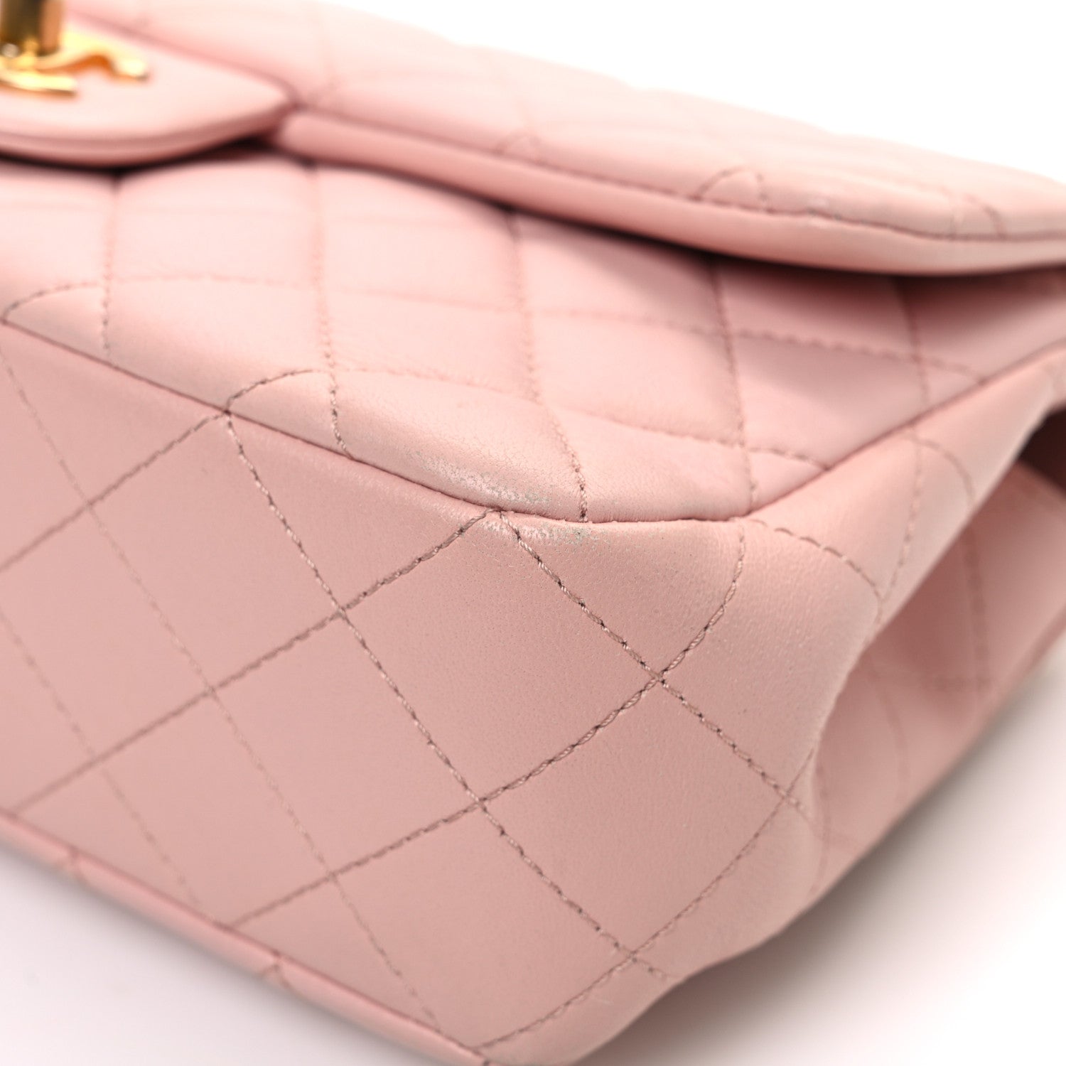 Chanel Lambskin Quilted Small Sweet Camellia Flap Light Pink 12 of 13