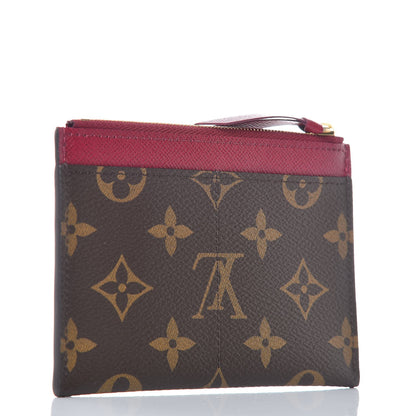 Louis Vuitton Monogram Zipped Card Holder Fuchsia 3 of 7