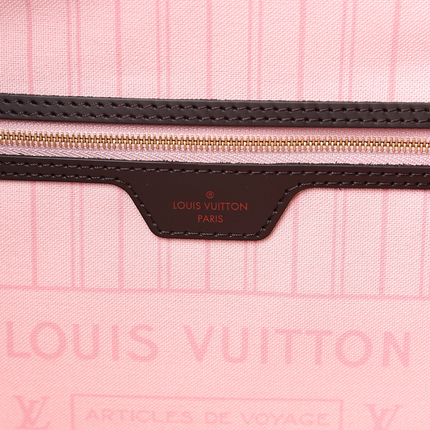 Louis Vuitton Damier Ebene Neo Neverfull MM Rose Ballerine 5 of 10