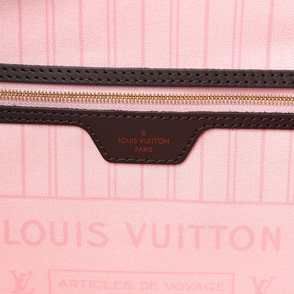 Louis Vuitton Damier Ebene Neo Neverfull MM Rose Ballerine 5 of 10