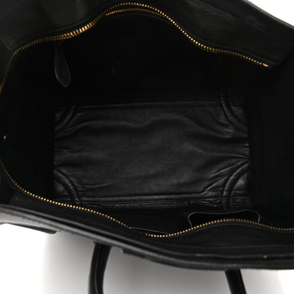 Celine Smooth Calfskin Mini Luggage Black 5 of 9