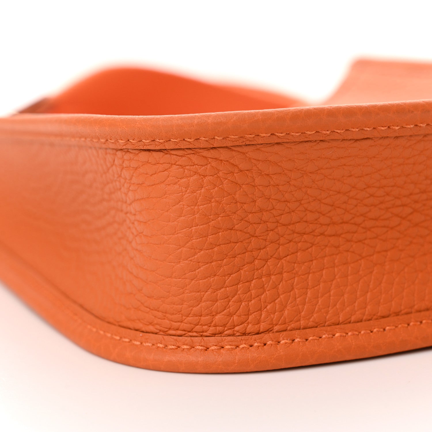 Hermes Taurillon Clemence Evelyne TPM Orange 9 of 11