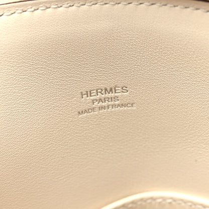 Hermes Epsom 1923 Sangle Bolide 25 Nata Bleu Indigo Lime 6 of 11