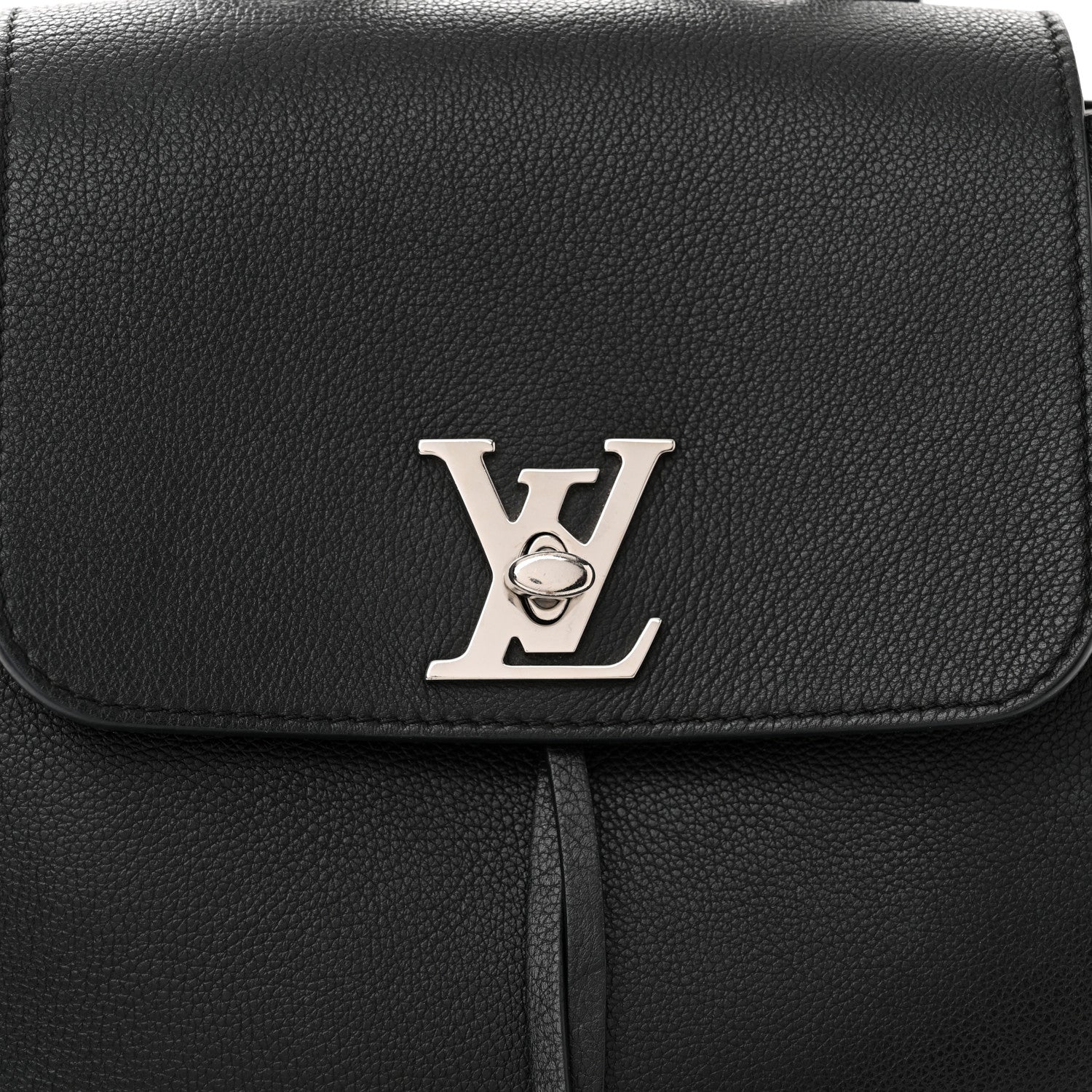 Louis Vuitton Calfskin Lockme Backpack Black 8 of 13