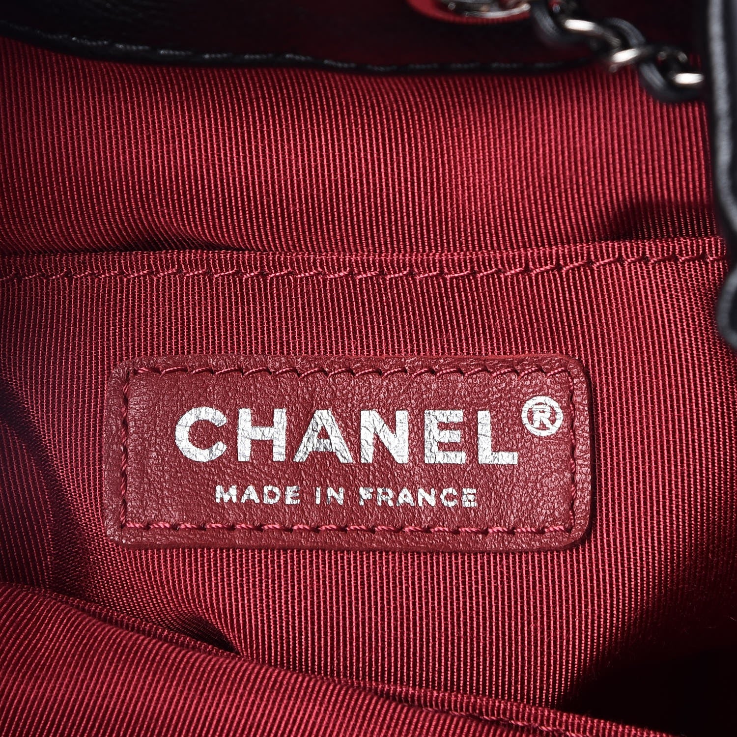 Chanel Calfskin Quilted Small Gabrielle Bucket Black 6 of 8