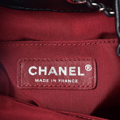 Chanel Calfskin Quilted Small Gabrielle Bucket Black 6 of 8