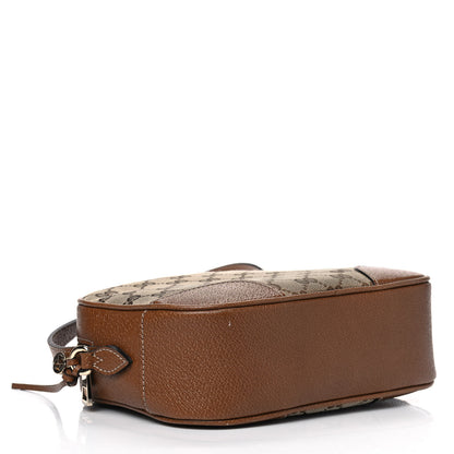 Gucci Monogram Mini Bree Messenger Bag Beige Tabacco 3 of 12