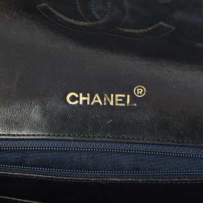 Chanel Lambskin Quilted Small Single Flap Navy 6 of 14