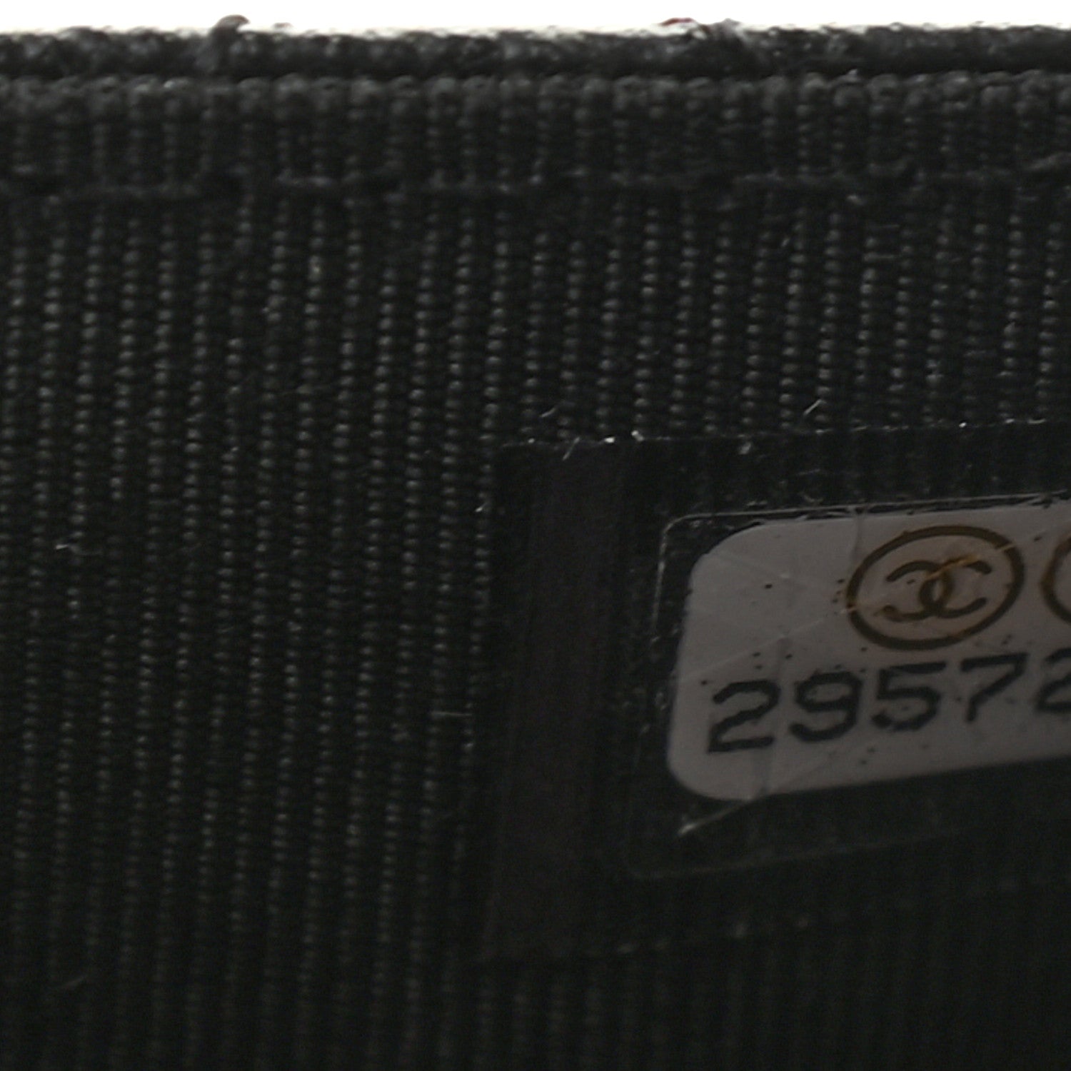Chanel Grained Calfskin Quilted CC Box Flap Wallet Black 8 of 8