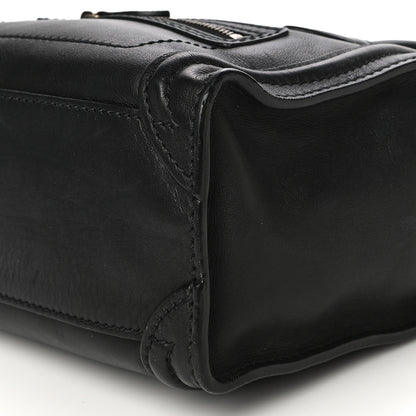 Celine Smooth Calfskin Nano Luggage Black 10 of 17