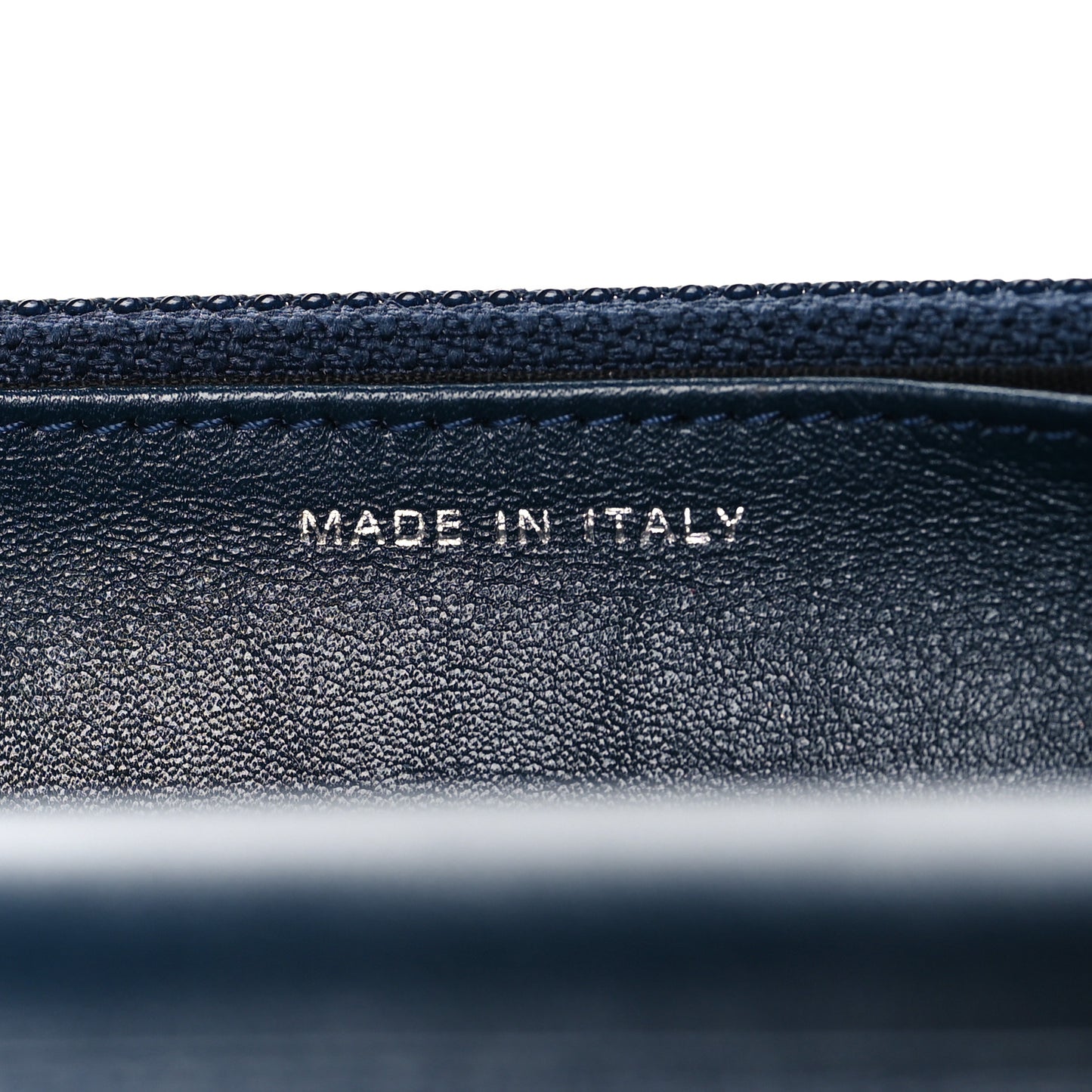 Caviar Timeless CC Wallet on Chain WOC Navy Blue