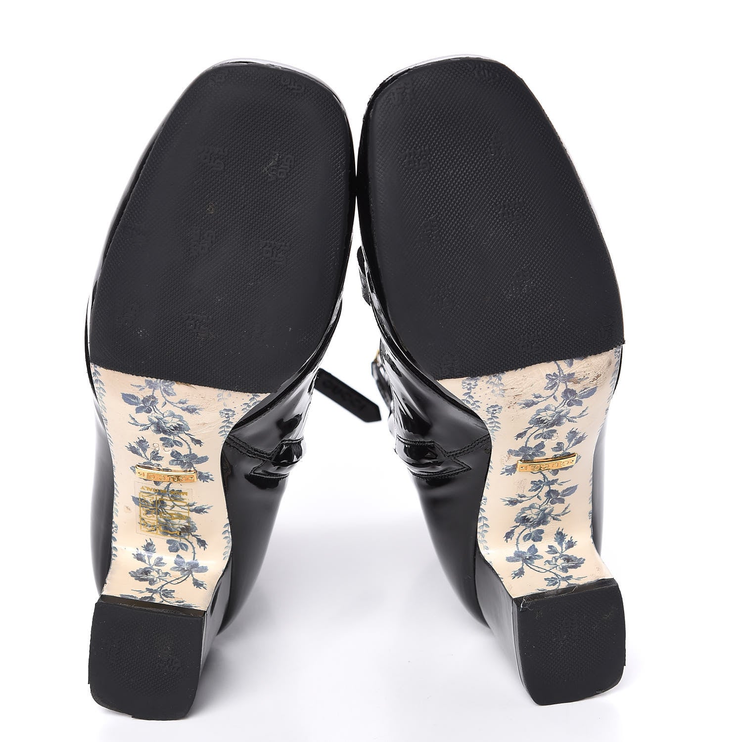 Gucci Vernice GG Victoire 55mm Ankle Boots 36 Black 5 of 11