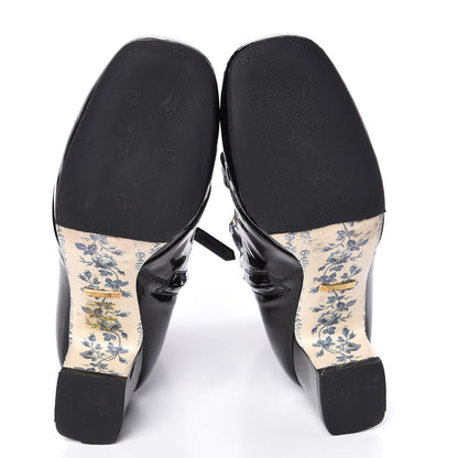 Gucci Vernice GG Victoire 55mm Ankle Boots 36 Black 5 of 11