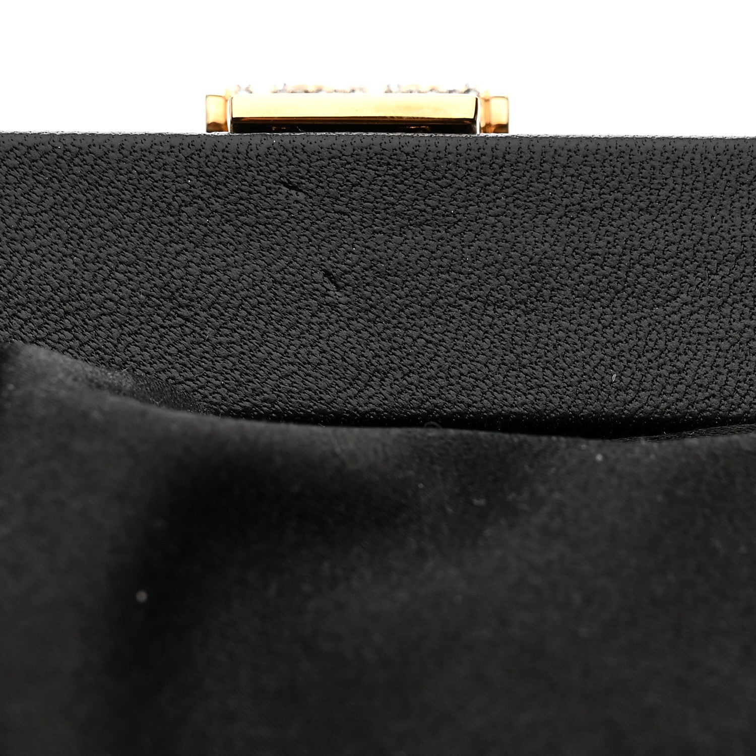 Versace Satin Crystal Medusa 95 Plaque Clutch Black 19 of 19