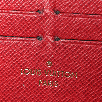 Louis Vuitton Damier Ebene Clemence Wallet Cherry 6 of 8