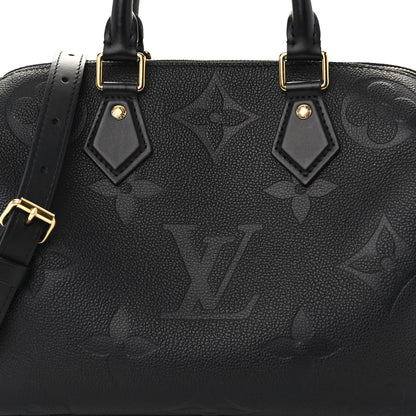 Louis Vuitton Empreinte Monogram Giant Speedy Bandouliere 25 Black 7 of 10