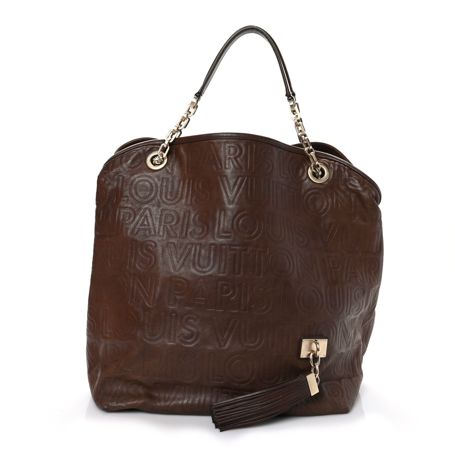Louis Vuitton Monogram Paris Souple Whisper GM Chocolate 1 of 10