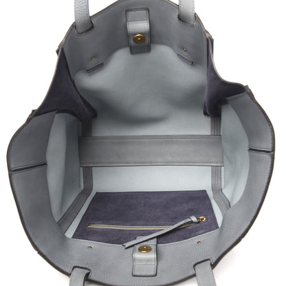 Chloe Smooth Calfskin Medium Milo Shopping Tote Cloudy Blue 5 of 11