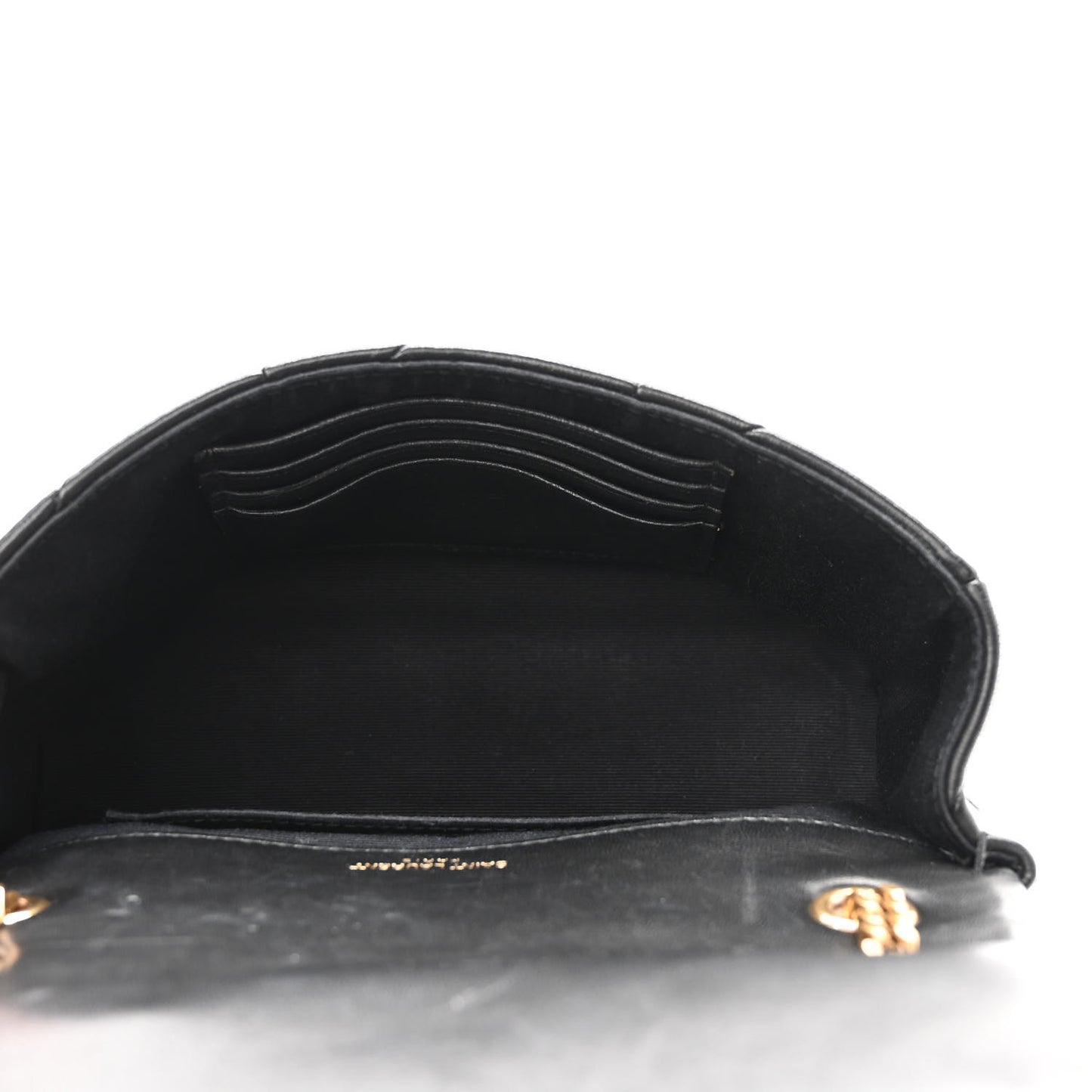 Lambskin Patchwork Monogram Small Jamie Black