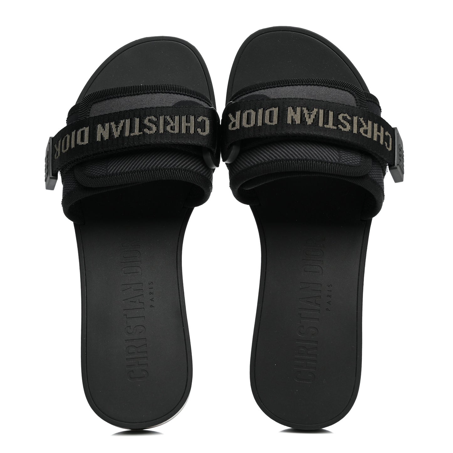 Technical Stretch Fabric Camouflage Dio(r)evolution Slide Sandals 36 Black Military