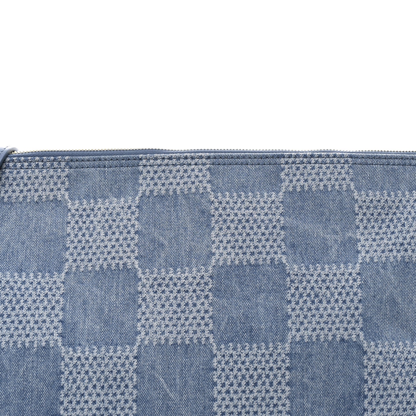 Damier Denim Vagabond Hobo Blue