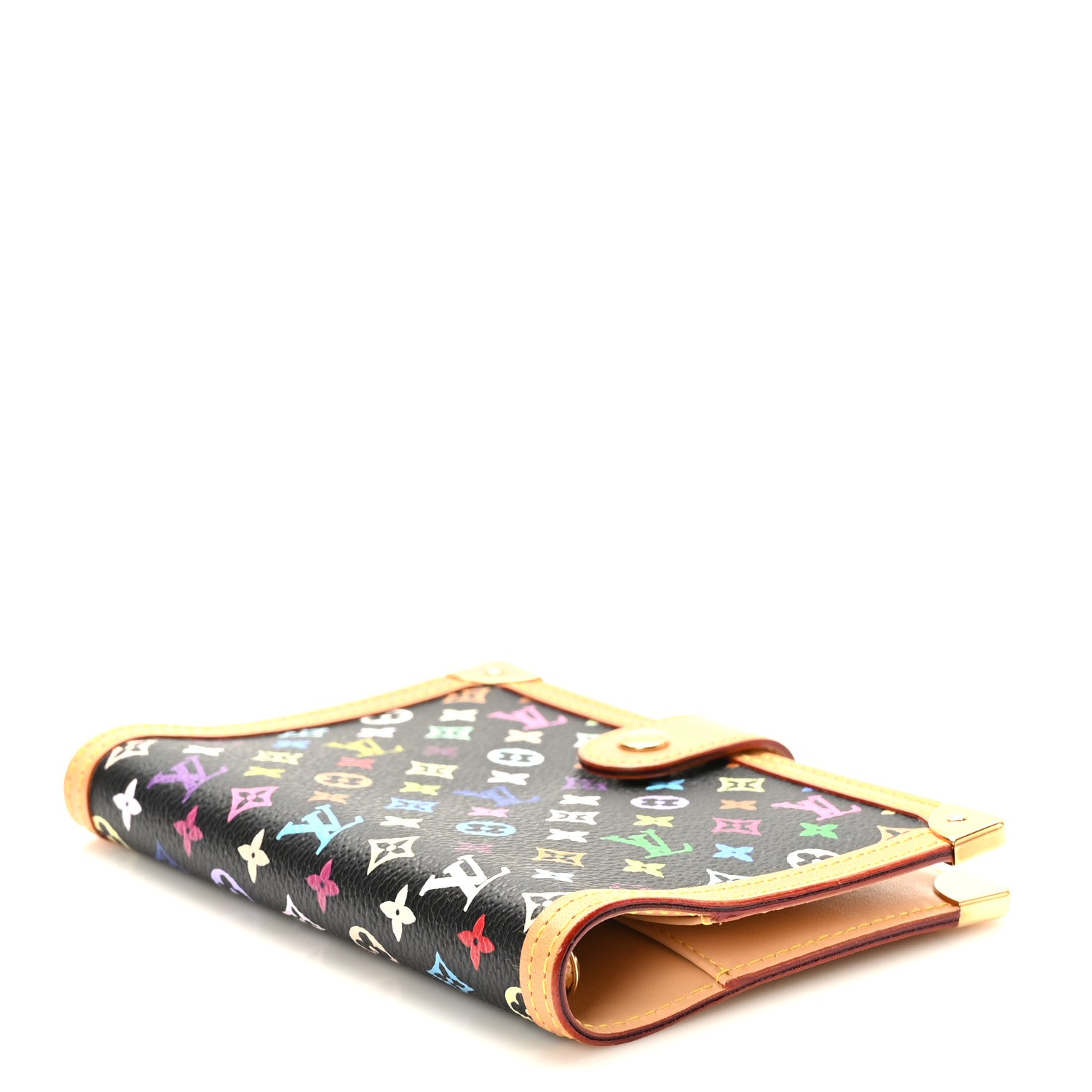 Louis Vuitton Monogram Multicolor Agenda PM Black 4 of 6