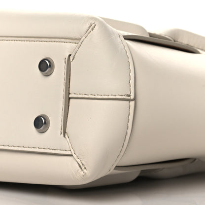 Bottega Veneta French Calfskin Maxi Intrecciato Small Arco Bianco 10 of 10