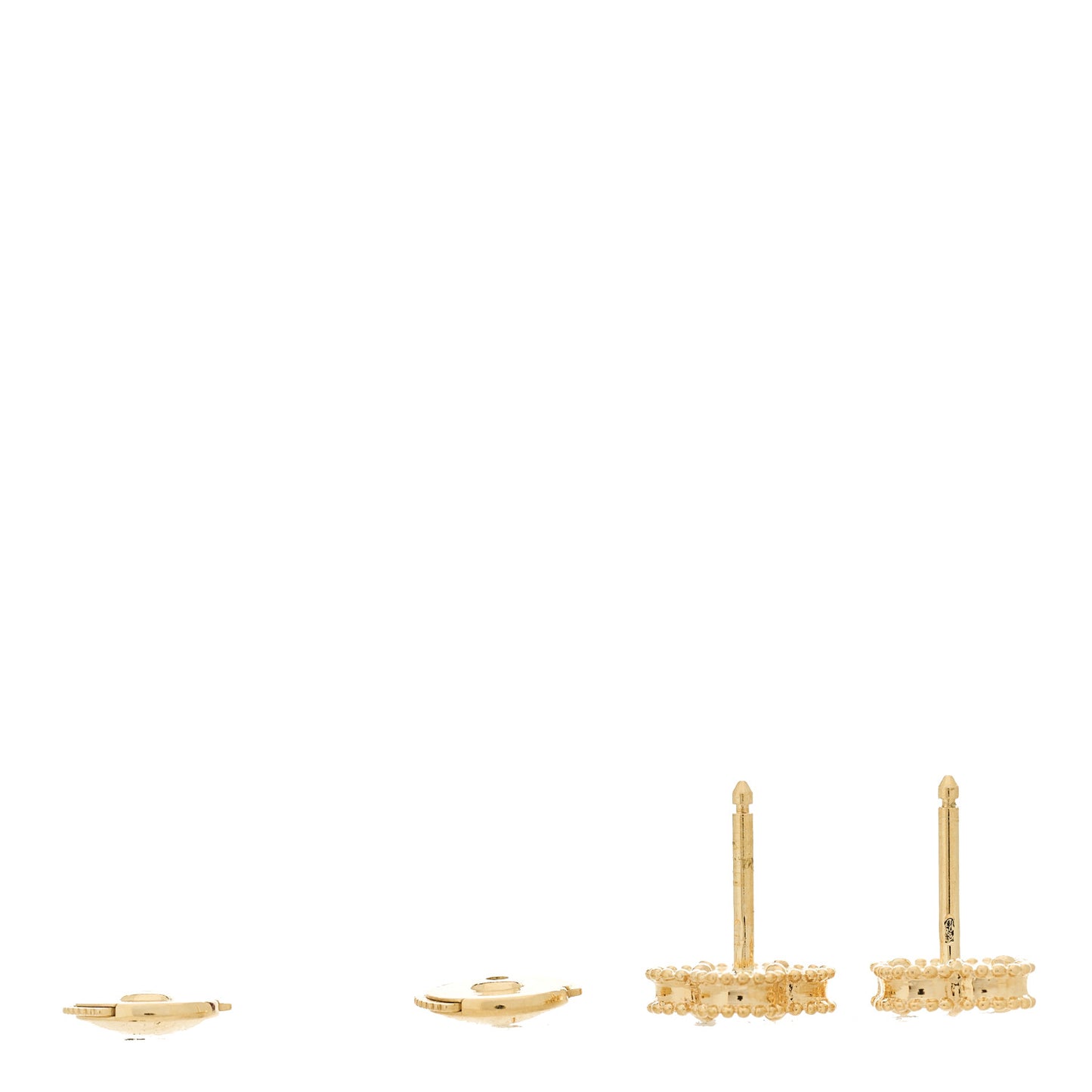 18K Yellow Gold Mother of Pearl Sweet Alhambra Earrings