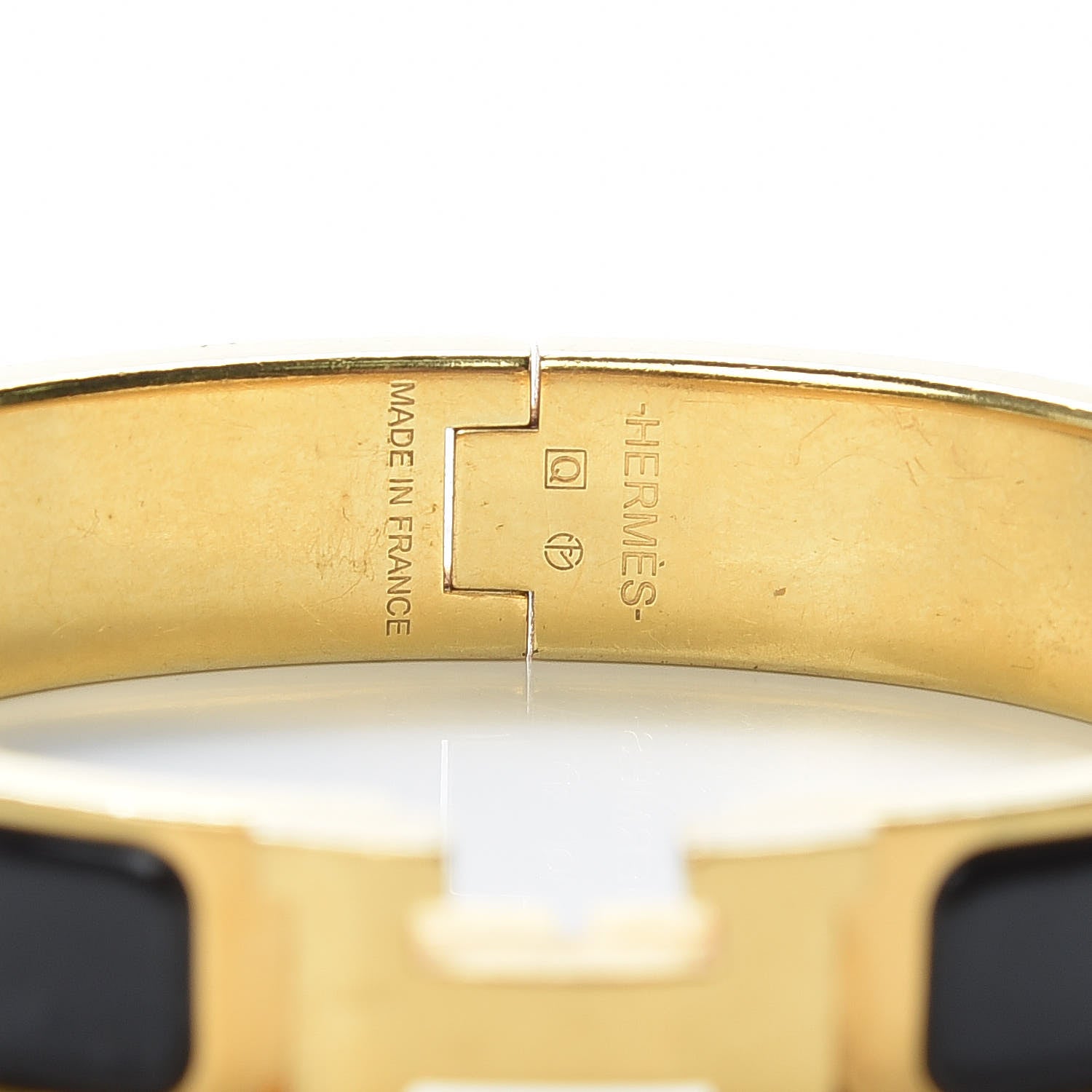 Hermes Enamel Narrow Clic Clac H Bracelet PM Black 4 of 8