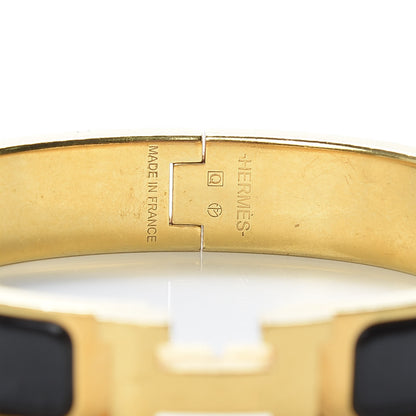 Hermes Enamel Narrow Clic Clac H Bracelet PM Black 4 of 8