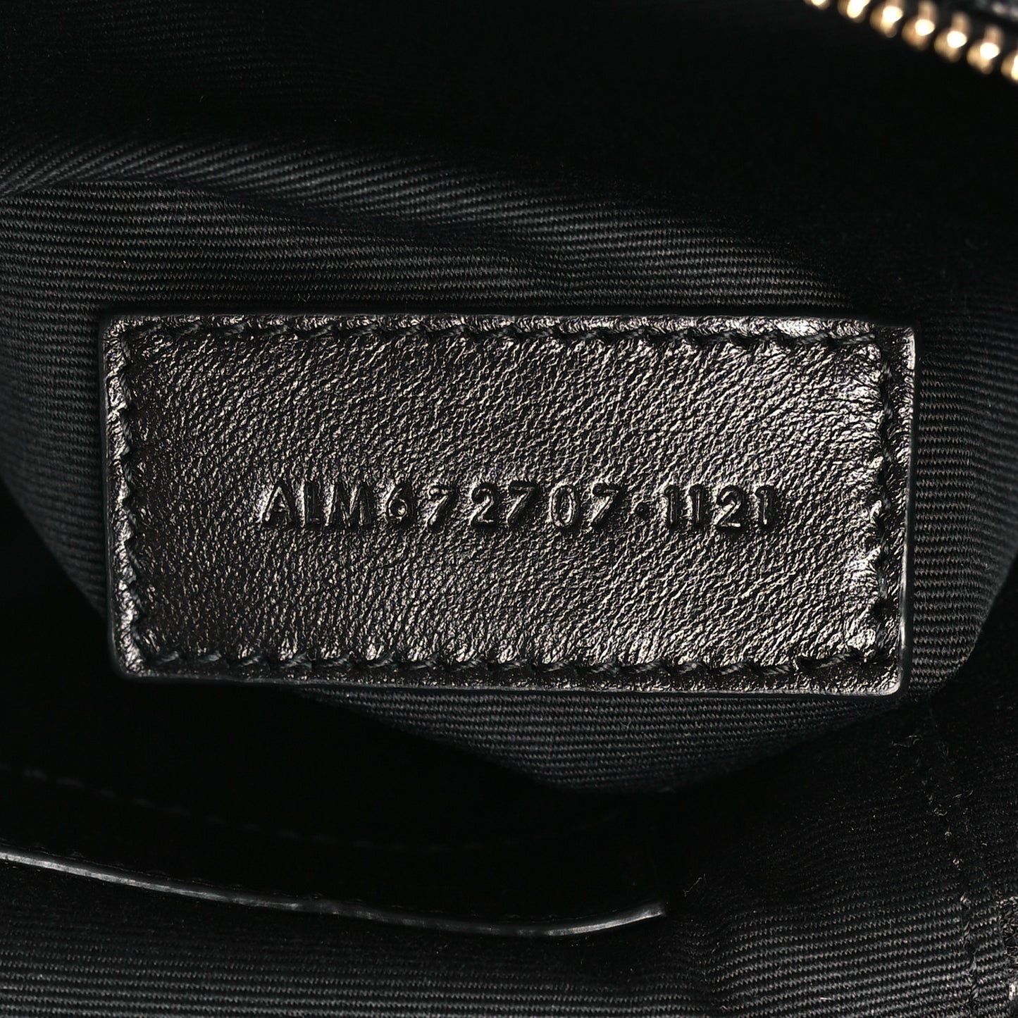 Lambskin Quilted Binocular Case Black