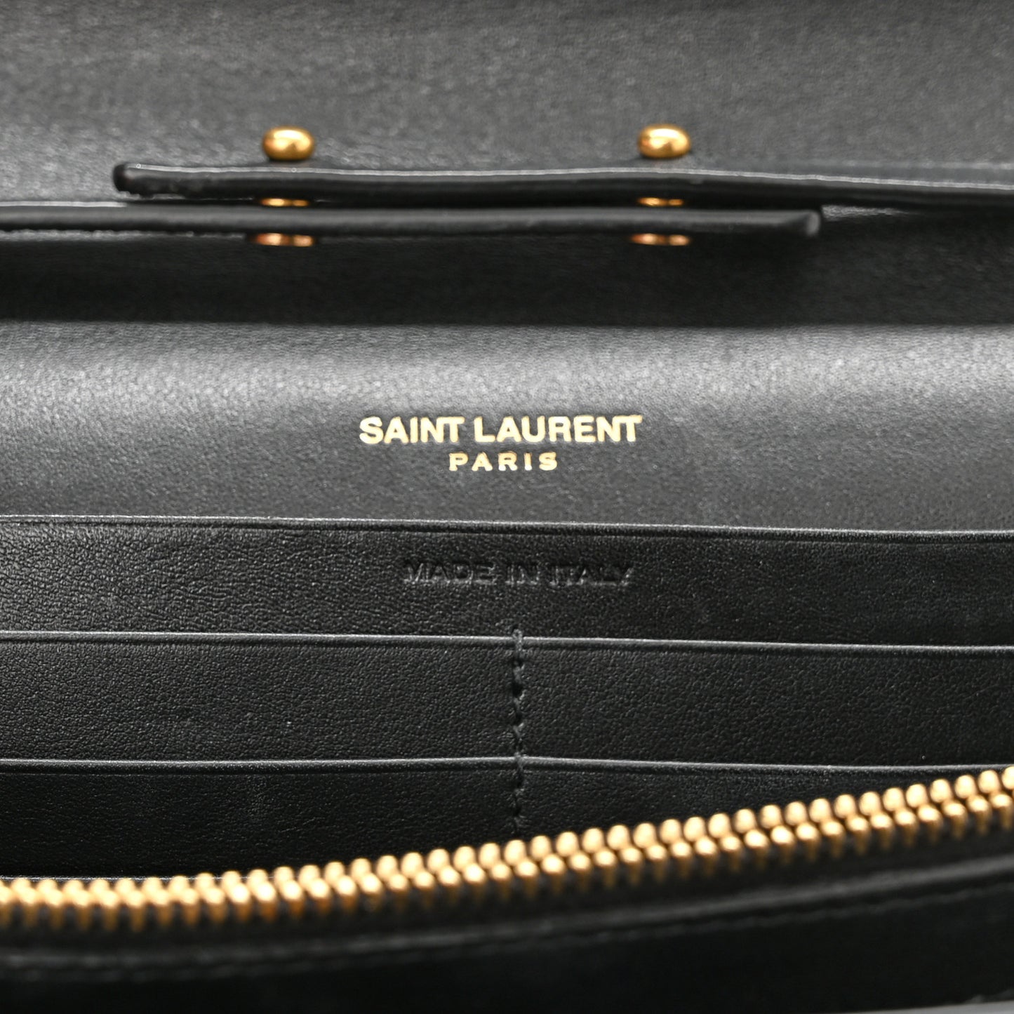 Patent Monogram Chain Wallet Tortoiseshell